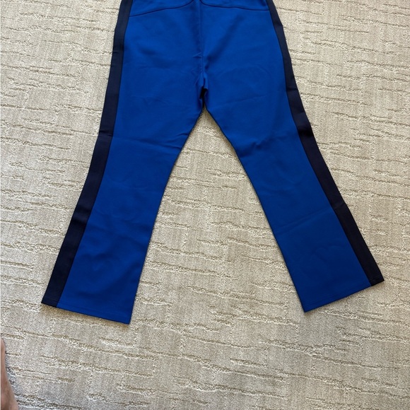 Tory Sport Blue Flared Cropped Pants - Picture 2 of 7